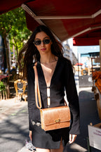 Sac A Badouliere Gaya - Rose Metallique