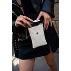 Sac Porte Telephone Grace - Blanc Cassé