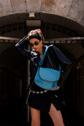 Sac À Bandoulière Lana Graine - Bleu Clair