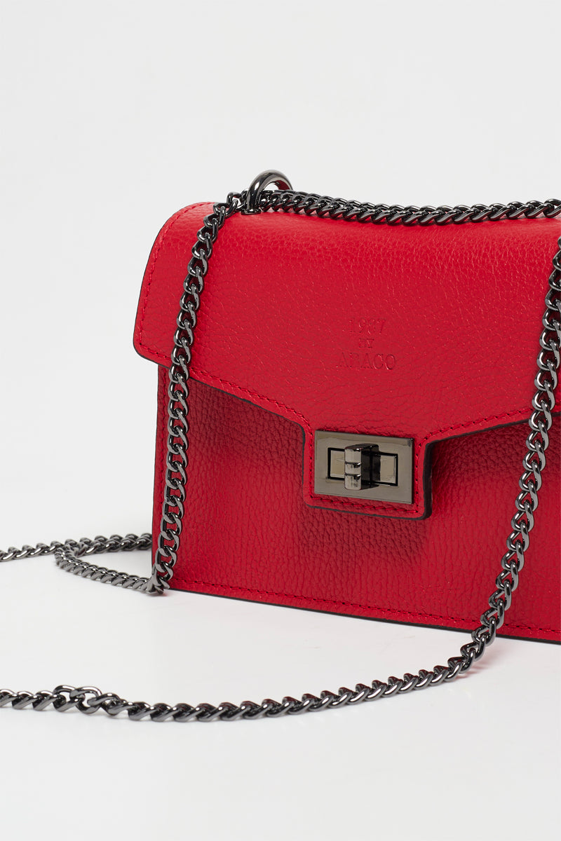 Sac A Badouliere Maegan - Rouge