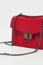 Sac A Badouliere Maegan - Rouge