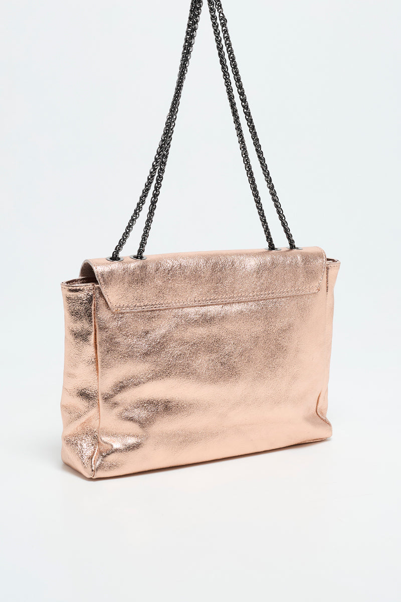 Sac À Bandoulière Maku - Rose Metallique