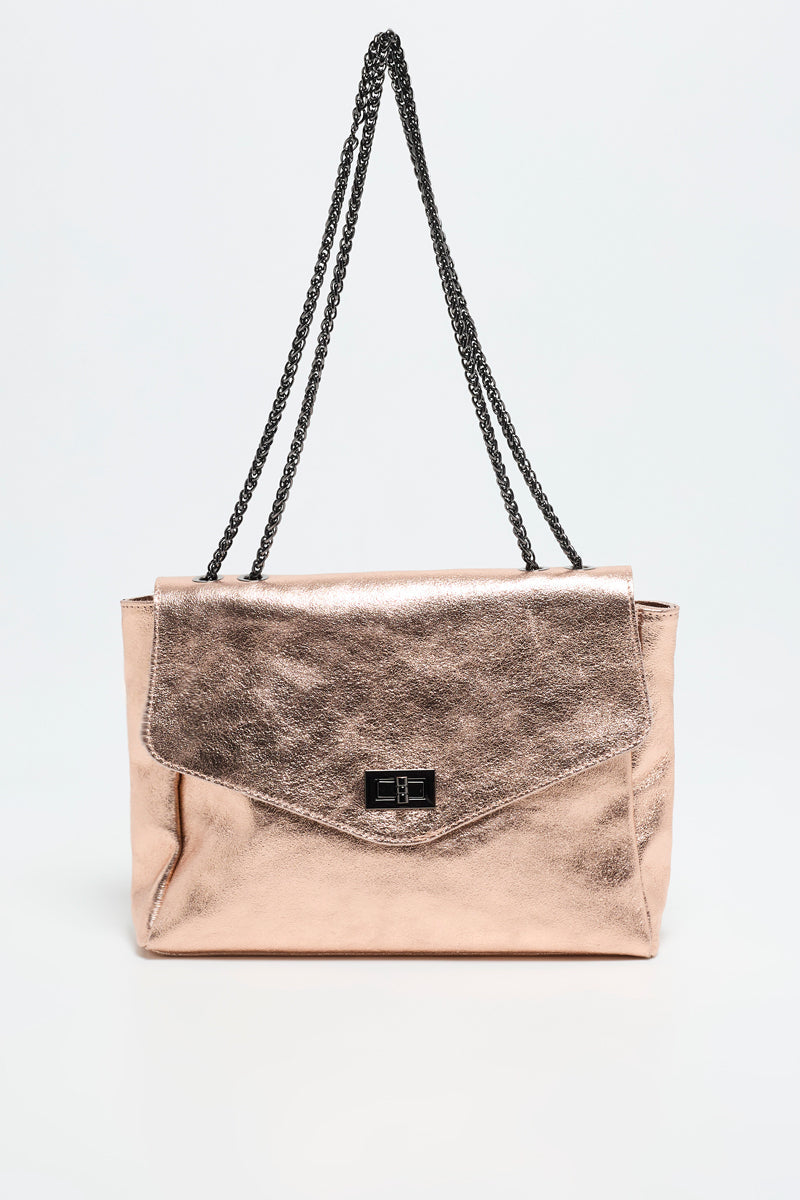 Sac À Bandoulière Maku - Rose Metallique