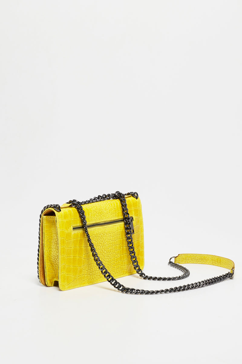 Sac A Badouliere Mini Linnea - Jaune Moutarde