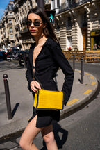 Sac A Badouliere Mini Linnea - Jaune Moutarde