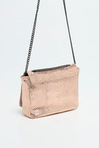Sac À Bandoulière Tatou - Rose Metallique