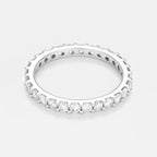 Bague "Tour Complet Lumineux" Diamants 1Ct/29 - Or Blanc 750/1000