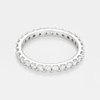 Bague "Tour Complet Lumineux" - Diamants 1Ct/29 - Or Blanc
