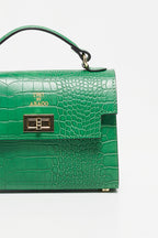 Sac À Bandoulière Sandy Croco - Vert