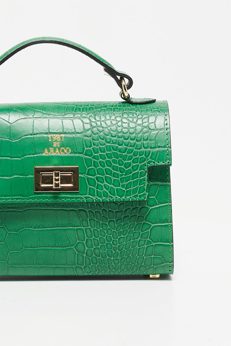Sac À Bandoulière Sandy Croco - Vert