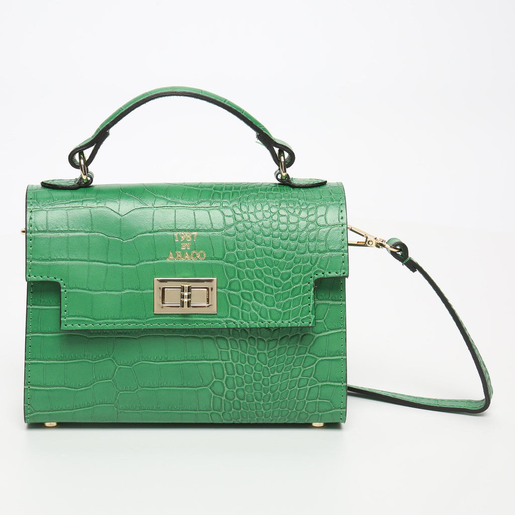 Sac À Bandoulière Sandy Croco - Vert