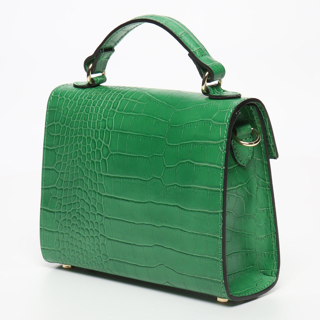 Sac À Bandoulière Sandy Croco - Vert