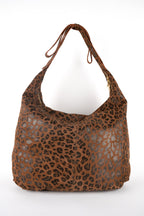Sac Porte Epaule Kaelis - Motif Leopard Marrons