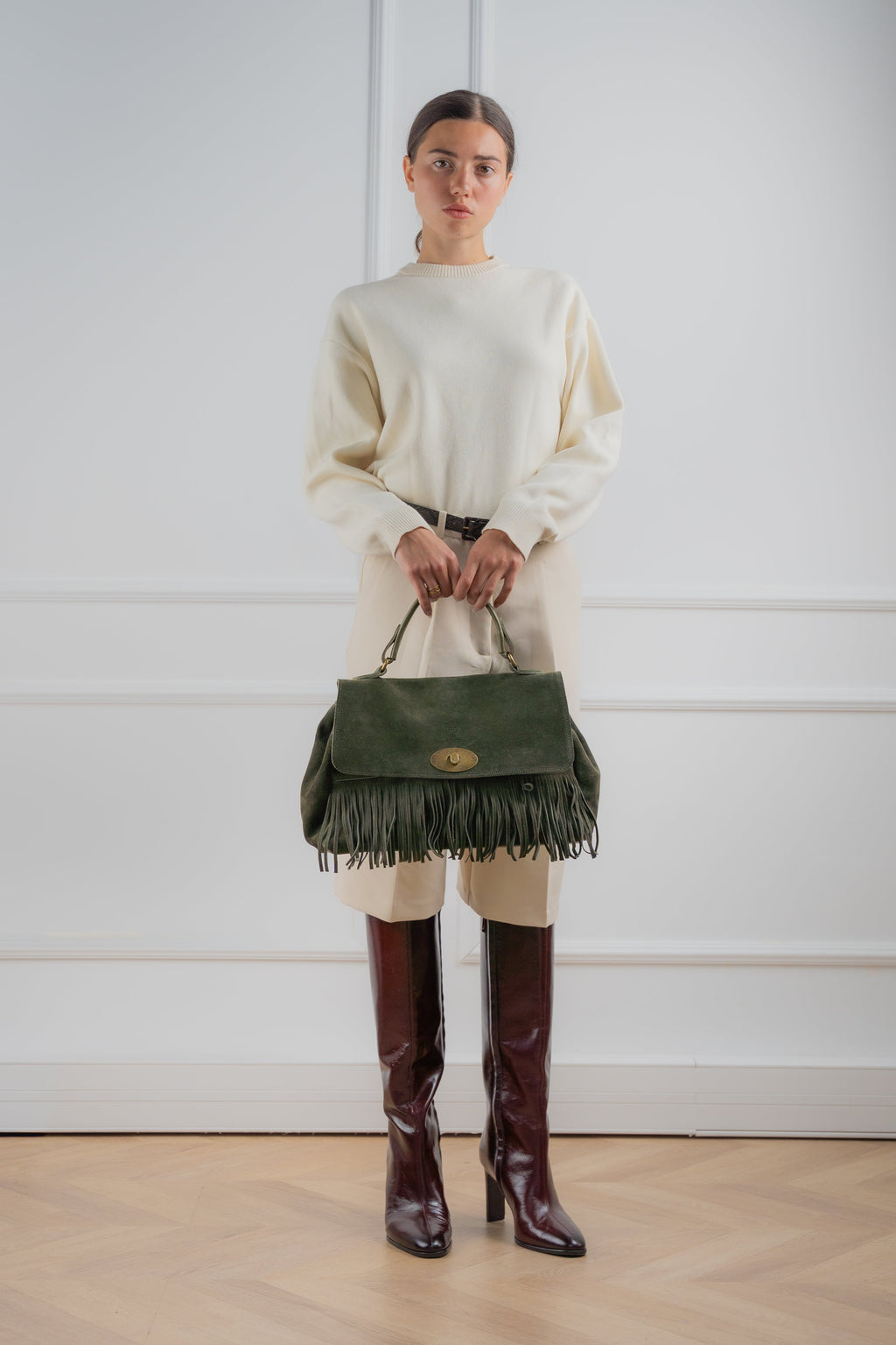 Sac A Main Mick Frange - Vert Bouteille