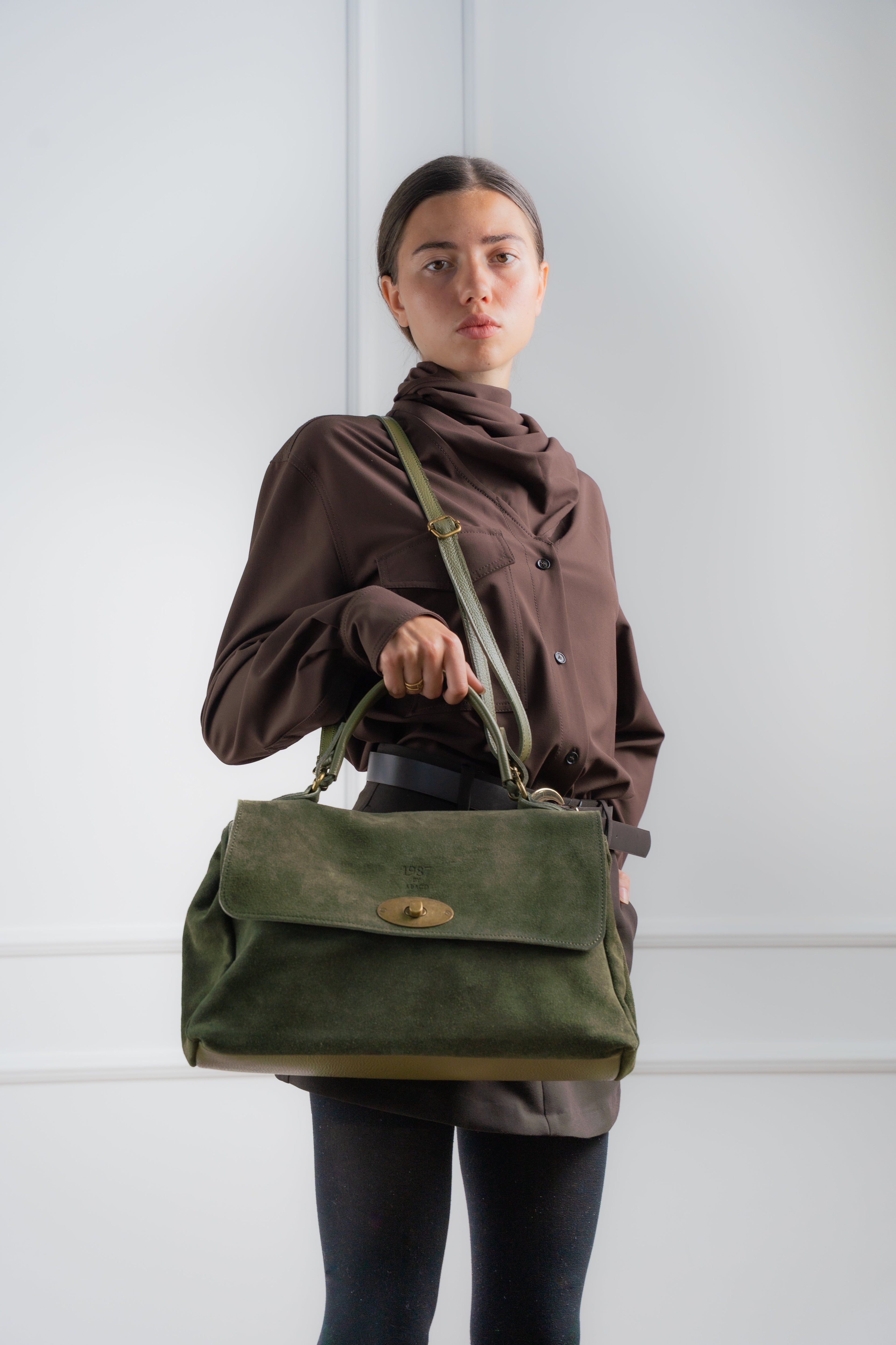 Sac À Main Mick - Vert Bouteille