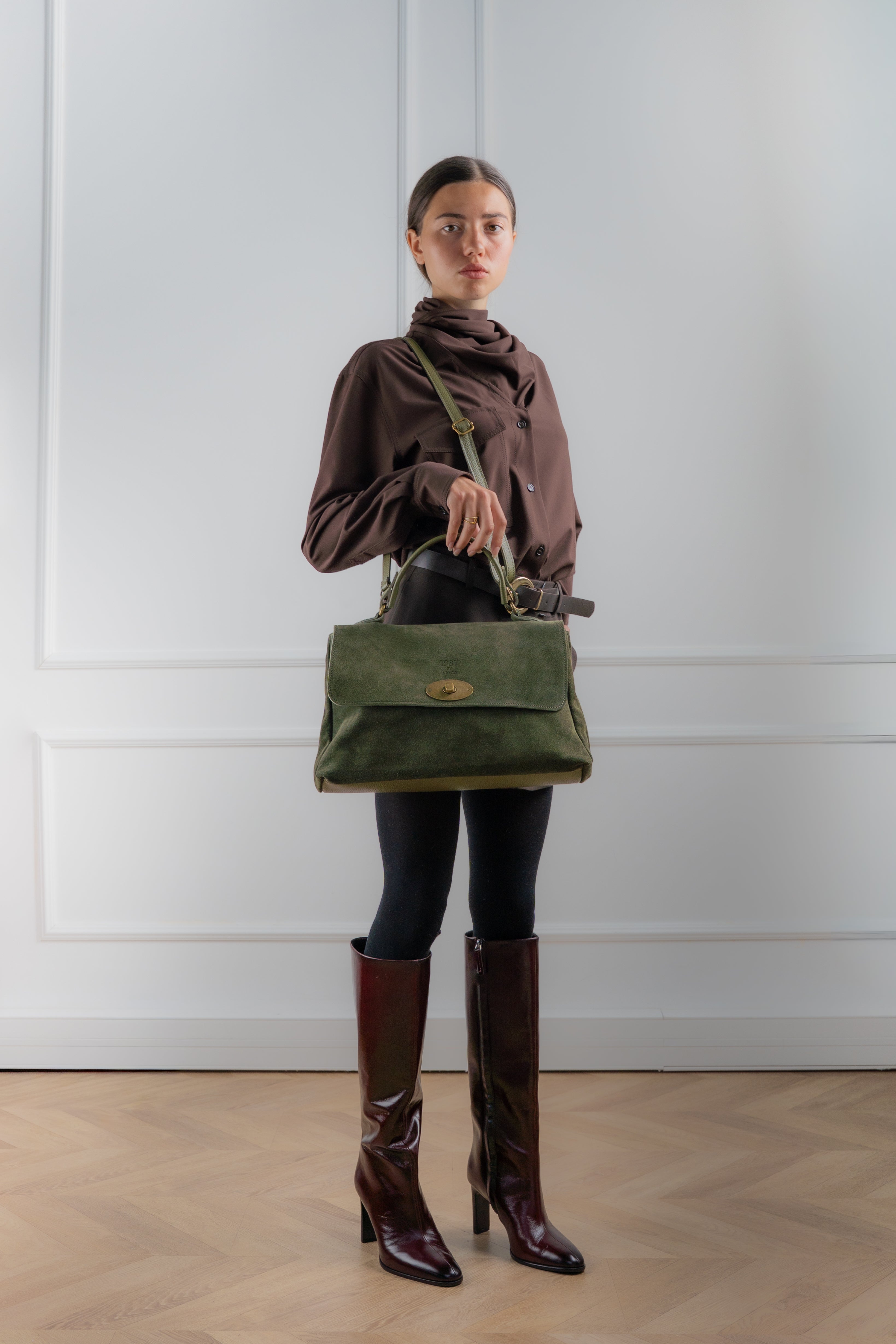 Sac À Main Mick - Vert Bouteille