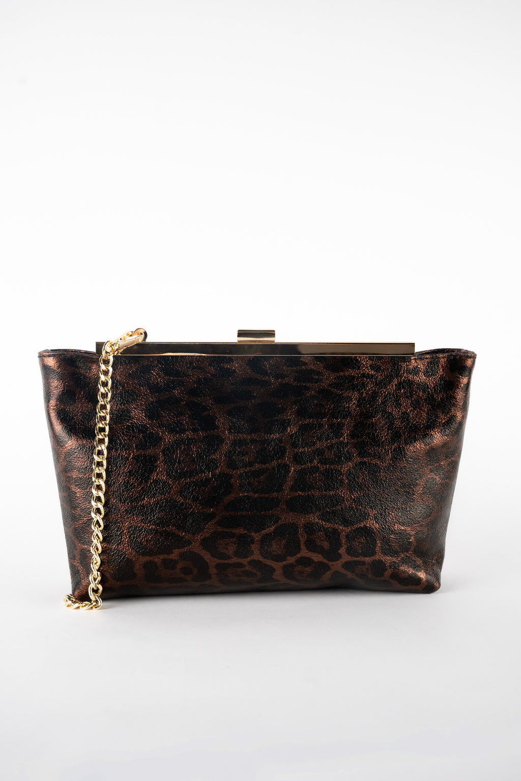 Sac À Bandouliere Norys - Motif Leopard Marrons