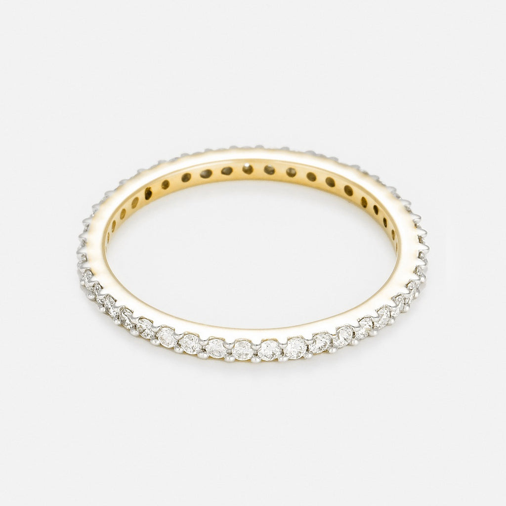 Bague "Tour Complet Lumineux" Diamants: 0,4/39