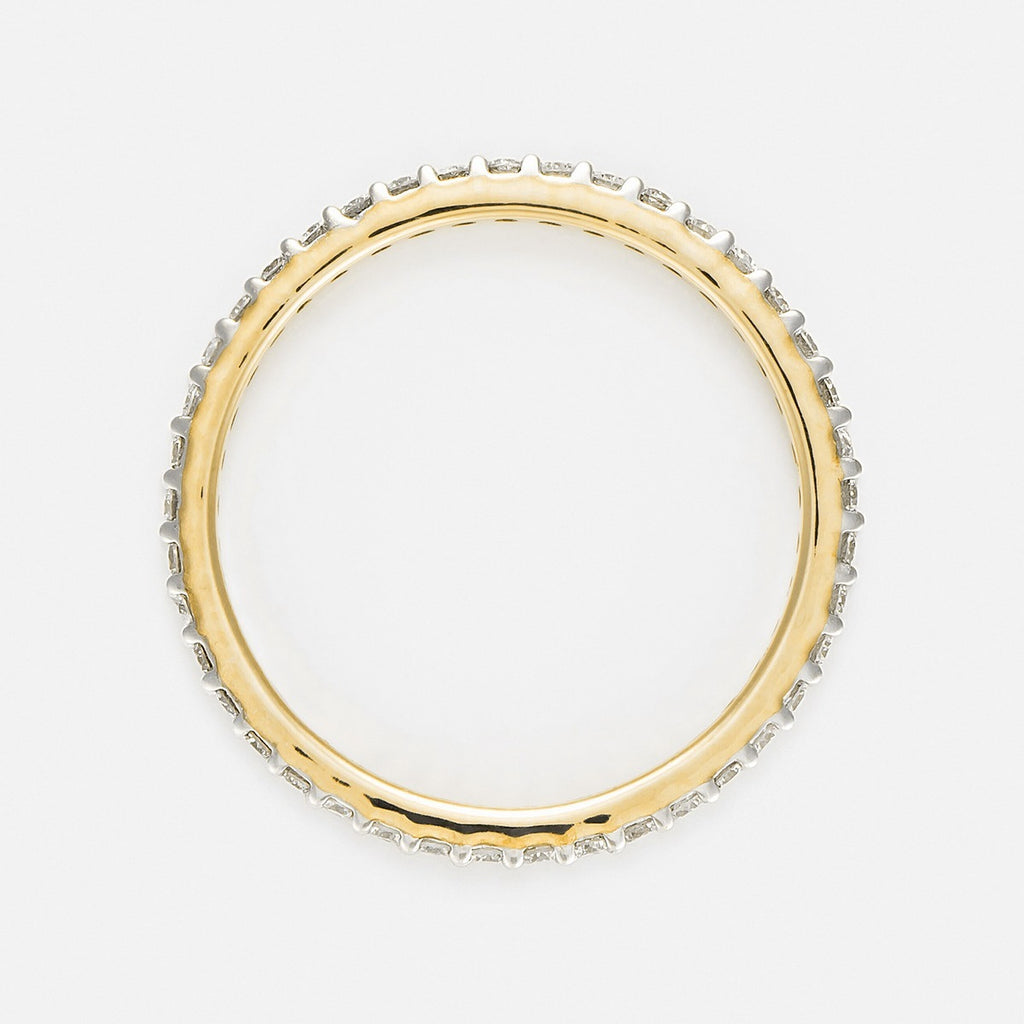 Bague "Tour Complet Lumineux" Diamants: 0,4/39