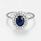 Bague "Glénan" - D0,27/36 S1,06/1 - Or Blanc