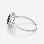 Bague "Glénan" - D0,27/36 S1,06/1 - Or Blanc