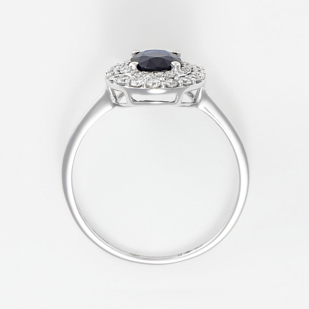 Bague "Glénan" - D0,27/36 S1,06/1 - Or Blanc