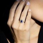 Bague "Glénan" - D0,27/36 S1,06/1 - Or Blanc