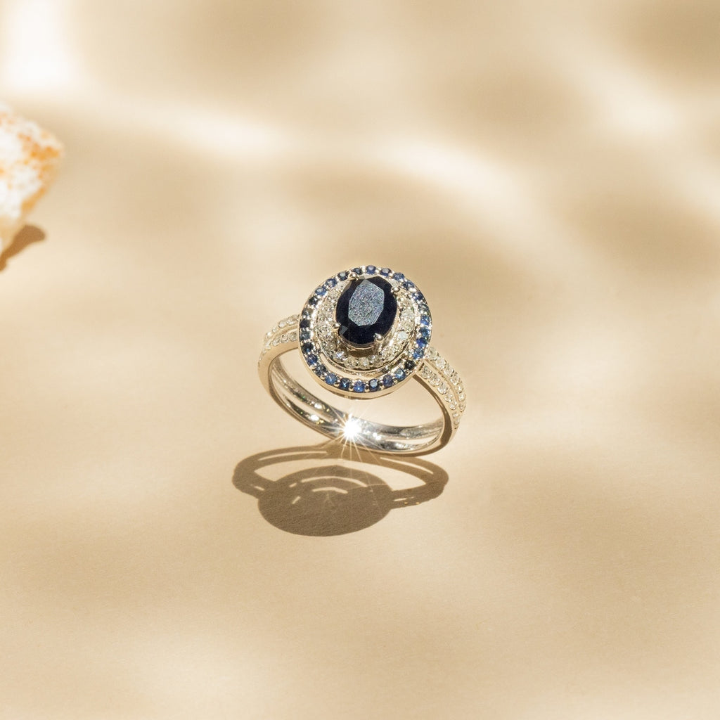 Bague "Firenze Nouvelle" D0,25/50; S0,17/28; S1,08/1 - Or Blanc