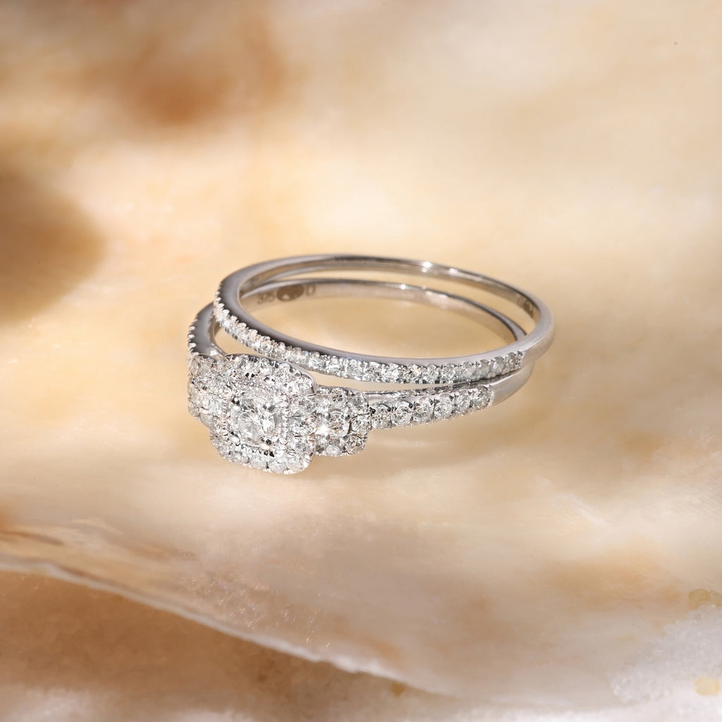 Bague "Malika" - Or Blanc
