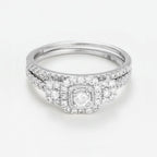 Bague "Malika" - Or Blanc