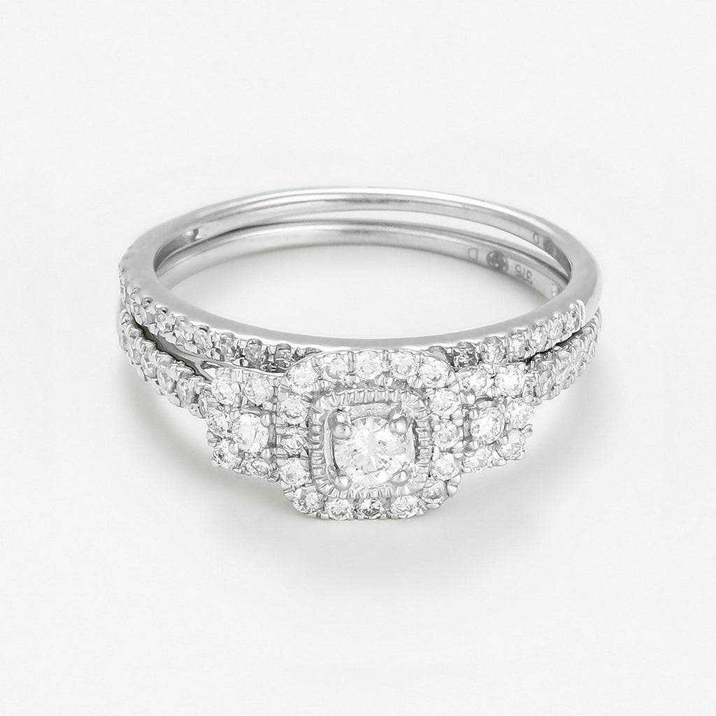 Bague "Malika" - Or Blanc