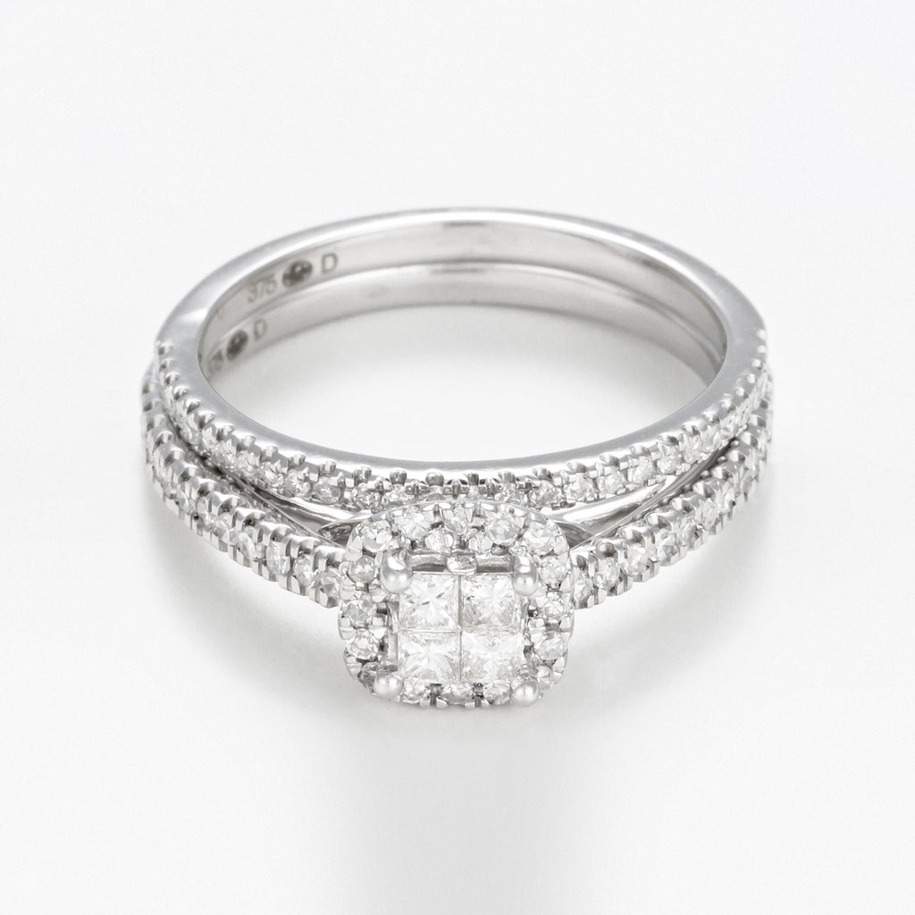 Bague "Brillant Duo" Diamants 0,52/73