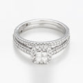 Bague "Brillant Duo" Diamants 0,52/73