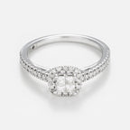 Bague "Brillant Duo" Diamants 0,52/73