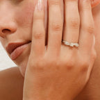 Bague "Eclat Joli" Diamant 0,12/18 - Or Blanc