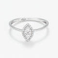 Bague Diamants "Itzer" D 0,15/32 - Or Blanc 375/1000