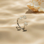 Bague "Bouquet Glacé" D0,20/55 - Or Blanc