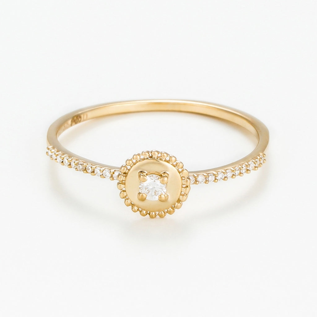 Bague Diamants "Kassita" - D 0,10/21 - Or Jaune
