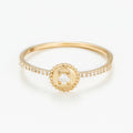 Bague Diamants "Kassita" - D 0,10/21 - Or Jaune
