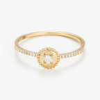 Bague Diamants "Kassita" - D 0,10/21 - Or Jaune