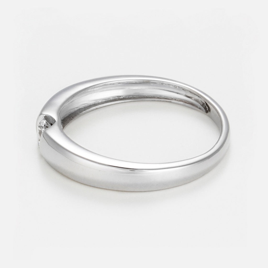 Bague "Solitaire Calabria" Diamants: 0,19/1 - Or Blanc