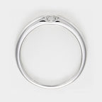 Bague "Solitaire Calabria" Diamants: 0,19/1 - Or Blanc