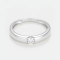 Bague "Solitaire Calabria" Diamants: 0,19/1 - Or Blanc