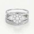 Bague Duo Emboité "Duo Magique" D0,64Ct/108
