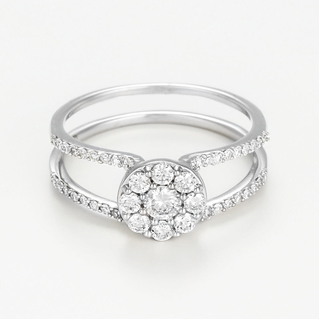 Bague Duo Emboité "Duo Magique" D0,64Ct/108