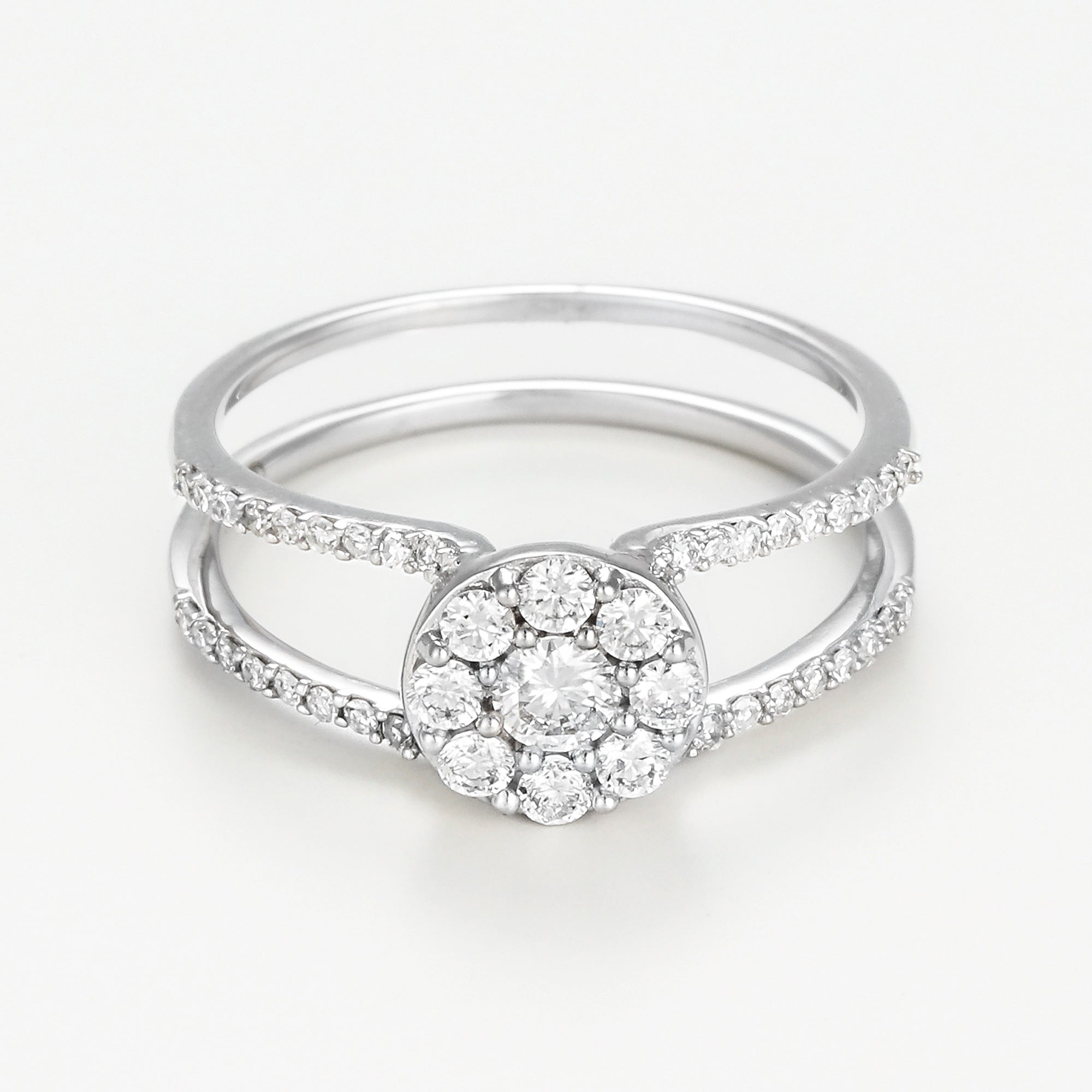 Bague Duo Emboité "Duo Magique" D0,64Ct/108