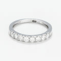 Bague Diamants "Rommani" D 0,50/8 - Or Blanc 375/1000