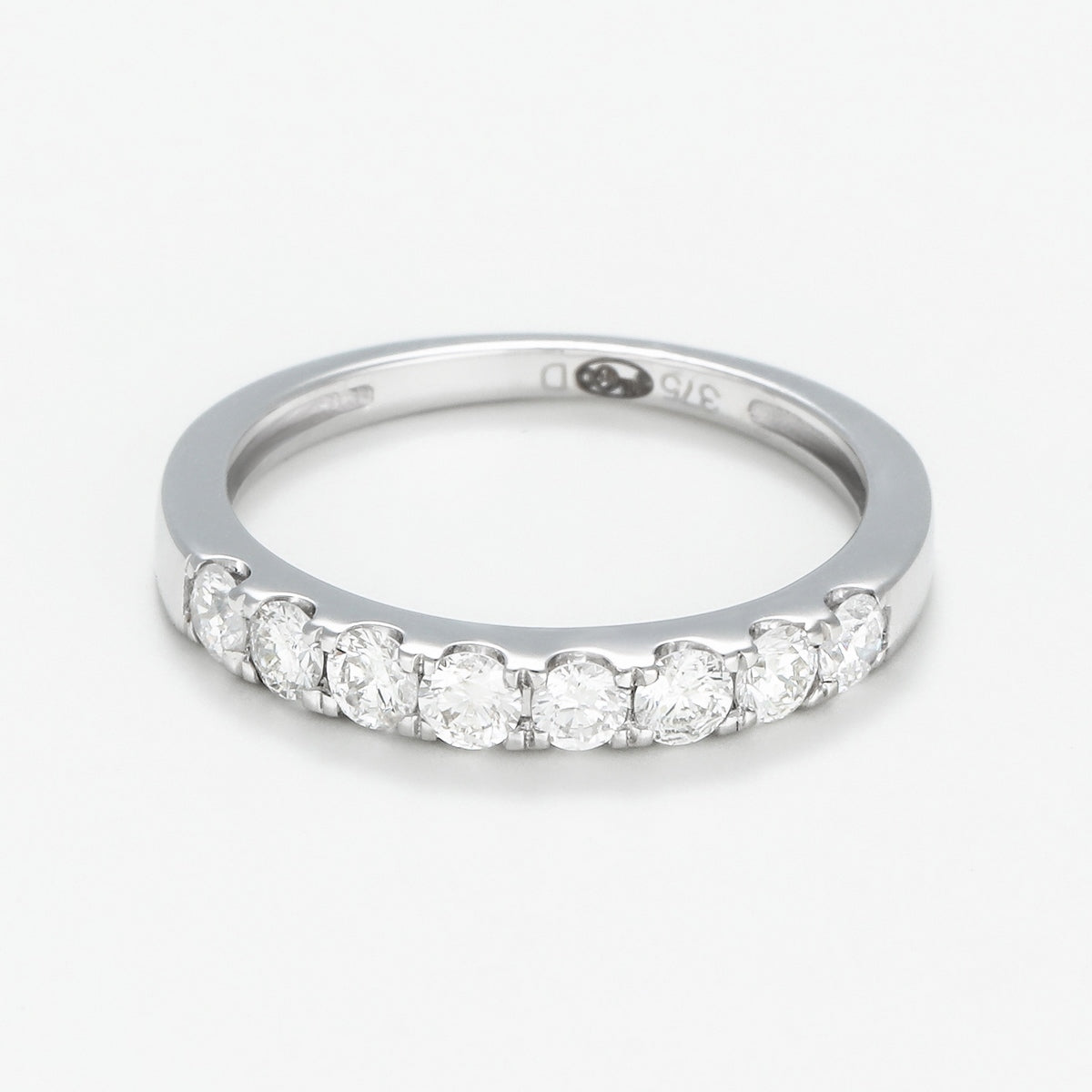 Bague Diamants "Rommani" D 0,50/8 - Or Blanc 375/1000
