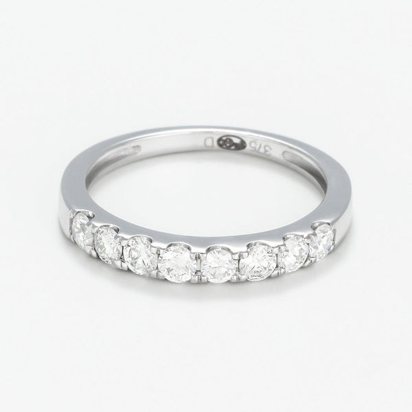 Bague Diamants "Rommani" D 0,50/8 - Or Blanc 375/1000
