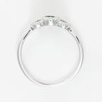 Bague Trio Des Emeraudes - Or Blanc